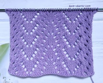 Lace Stitch Knitting Pattern
