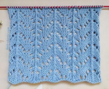 Lace Stitch Knitting Pattern