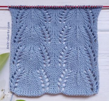 Lace Stitch Knitting Pattern