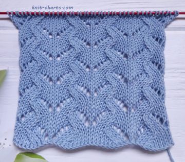 Lace Stitch Knitting Pattern