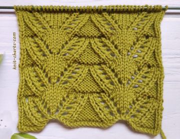 Lace Stitch Knitting Pattern