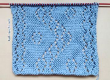 Lace Stitch Knitting Pattern