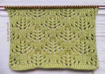 Lace Stitch Knitting Pattern