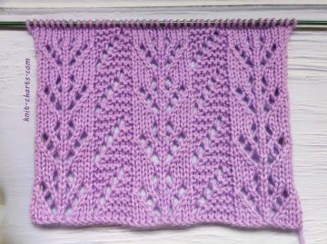 Lace Stitch Knitting Pattern