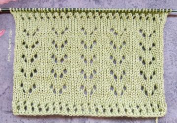 Lace Stitch Knitting Pattern