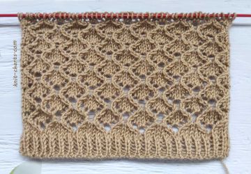 Lace Stitch Knitting Pattern