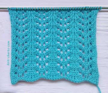 Lace Stitch Knitting Pattern