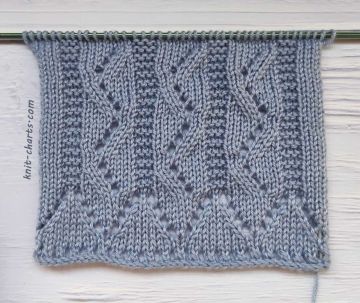 Lace Stitch Knitting Pattern
