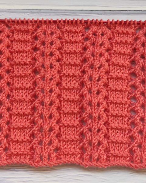 Lace Stitch Knitting Pattern