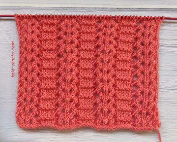 Lace Stitch Knitting Pattern