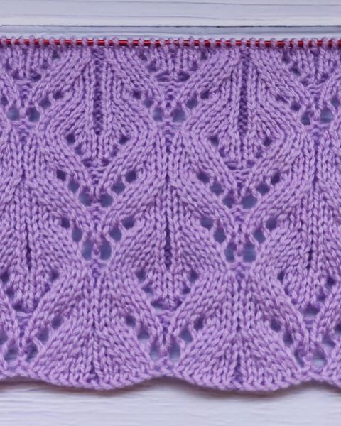 Lace Stitch Knitting Pattern