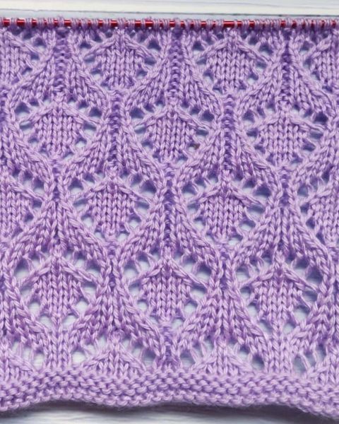 Lace Stitch Knitting Pattern