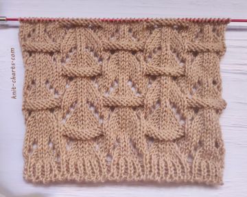 Lace Stitch Knitting Pattern