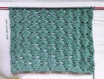 Lace Stitch Knitting Pattern