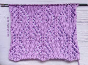 Lace Stitch Knitting Pattern