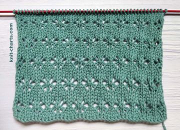 Lace Stitch Knitting Pattern