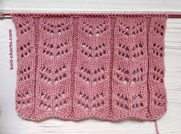 Lace Stitch Knitting Pattern