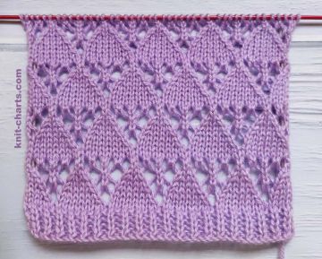 Lace Stitch Knitting Pattern