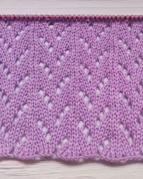 Lace Stitch Knitting Pattern
