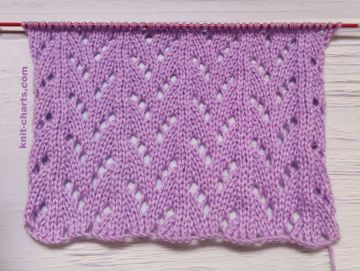 Lace Stitch Knitting Pattern