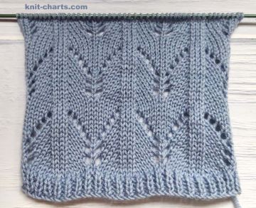 Lace Stitch Knitting Pattern