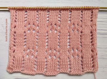 Lace Stitch Knitting Pattern