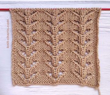 Lace Stitch Knitting Pattern