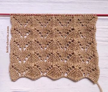 Lace Stitch Knitting Pattern