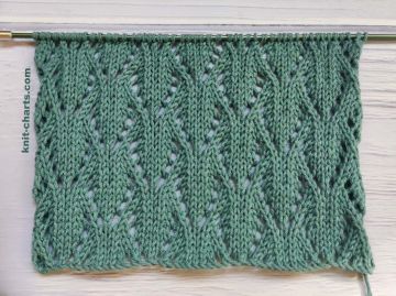 Lace Stitch Knitting Pattern