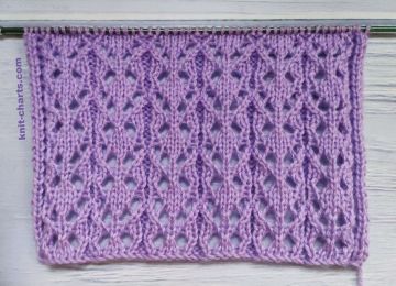 Lace Stitch Knitting Pattern