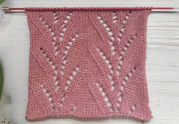 Lace Stitch Knitting Pattern
