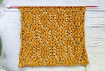 Lace Stitch Knitting Pattern