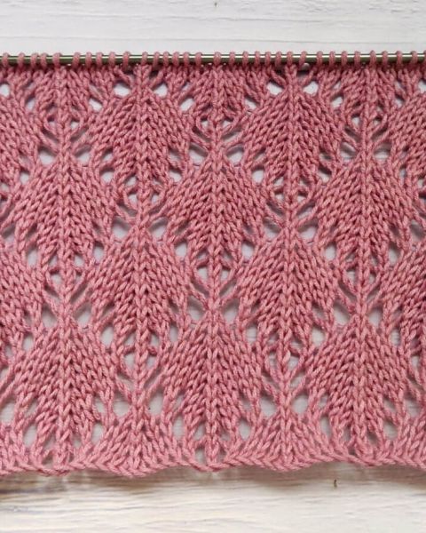 Lace Stitch Knitting Pattern