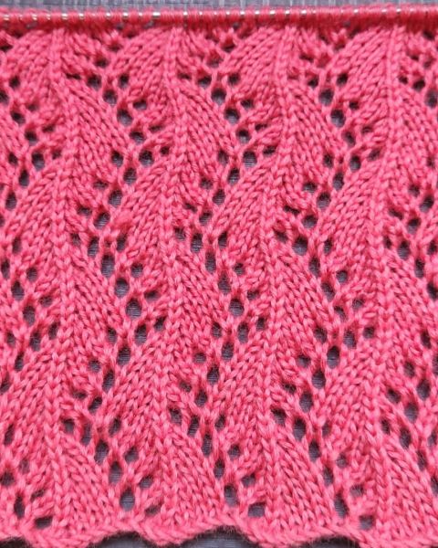 Lace Stitch Knitting Pattern