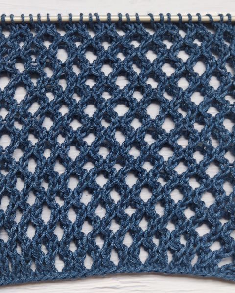 Mesh Stitch Knitting Pattern