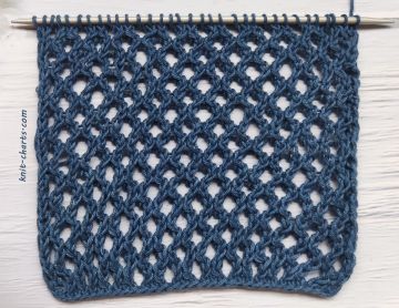Mesh Stitch Knitting Pattern