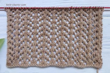 Mesh Stitch Knitting Pattern