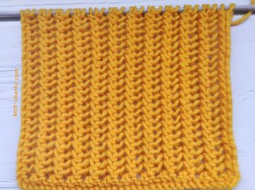 Mesh Stitch Knitting Pattern
