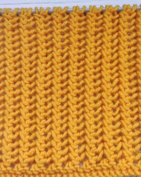 Mesh Stitch Knitting Pattern
