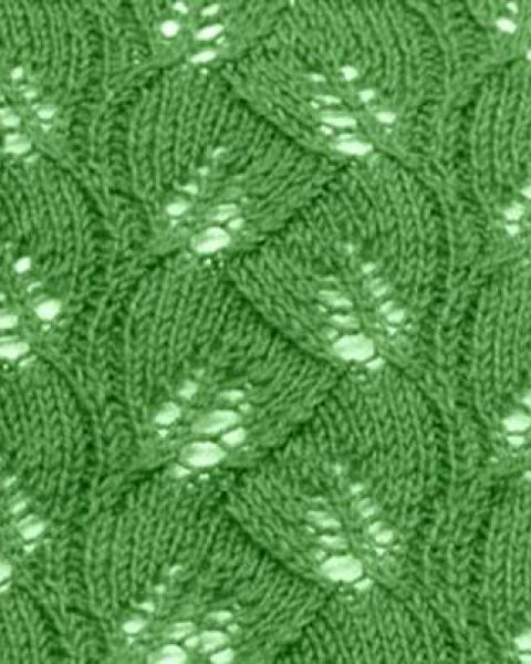 Leaf Lace Knit Stitch
