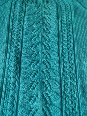 Leaf Lace Knit Stitch Pattern