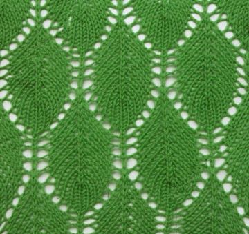 Leaf Lace Stitch Pattern
