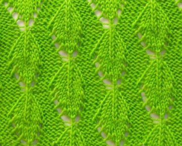 Leaf Stitch Pattern