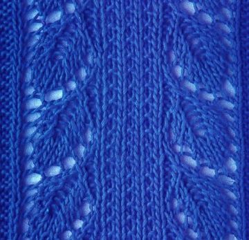 Leaf Knitting Stitch Pattern