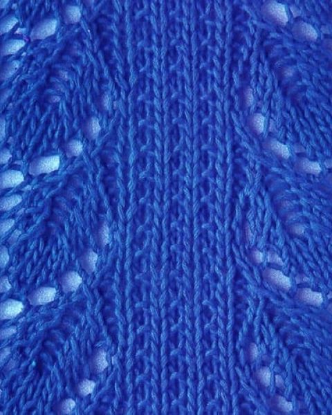 Leaf Knitting Stitch Pattern