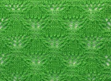 Leaf Knit Pattern