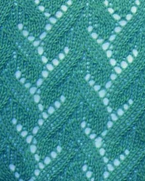 Leaf Knit Stitch Pattern