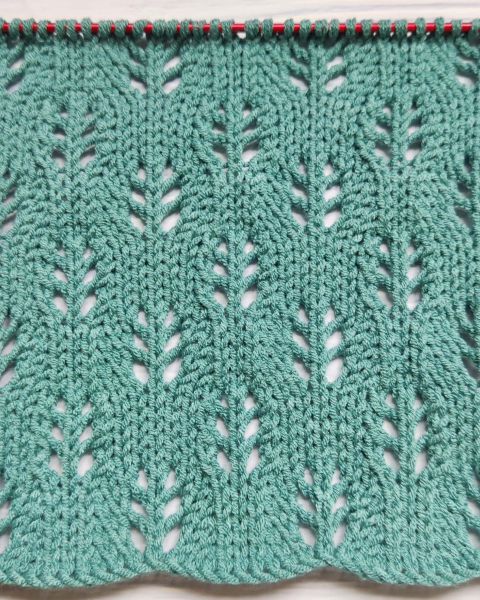 Leaves Stitch Knitting Pattern