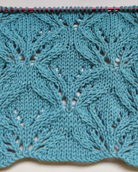 Leaves Stitch Knitting Pattern