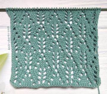 Leaves Stitch Knitting Pattern